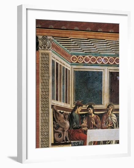 Matthew, Philip, Thomas and Sphinx, Detail from the Last Supper, 1450-Andrea Del Castagno-Framed Giclee Print