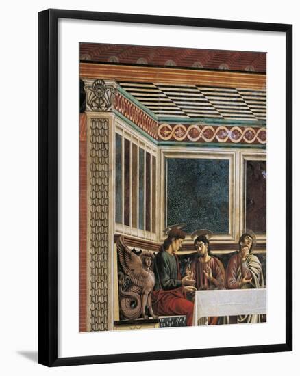 Matthew, Philip, Thomas and Sphinx, Detail from the Last Supper, 1450-Andrea Del Castagno-Framed Giclee Print