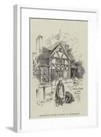 Matthew Prior's House at Wimborne-Herbert Railton-Framed Giclee Print