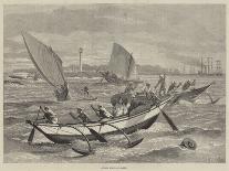 The Voyage to China, Ceylon Boats at Galle-Matthew White Ridley-Giclee Print