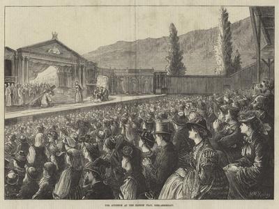 The Audience at the Passion Play, Ober-Ammergau
