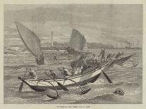 The Voyage to China, Ceylon Boats at Galle-Matthew White Ridley-Giclee Print