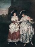 Mrs Page and Mrs Ford Reading Falstaff's Love Letters, Late 18th-Early 19th Century-Matthew William Peters-Stretched Canvas