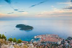 Adriatic Sea Off Zlatni Rat Beach at Sunset, Bol, Brac Island, Dalmatian Coast, Croatia, Europe-Matthew Williams-Ellis-Photographic Print