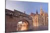 Matthias Church, Fisherman's Bastion, Buda Castle Hill, Budapest, Hungary, Europe-Markus Lange-Stretched Canvas