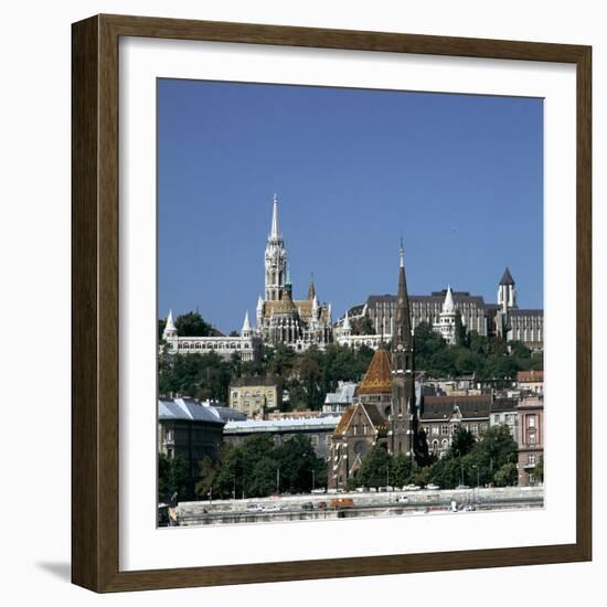 Matthias Church, Hilton Hotel, Budapest, Hungary-Peter Thompson-Framed Photographic Print