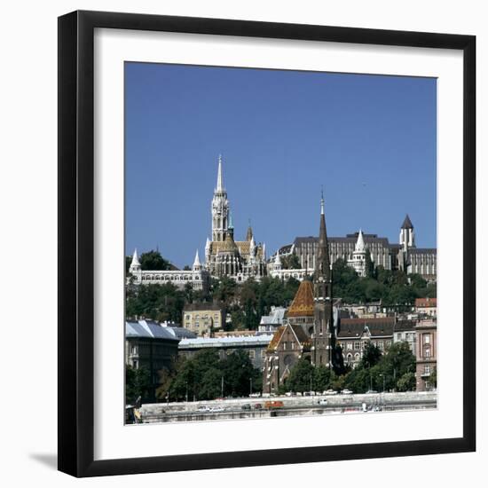 Matthias Church, Hilton Hotel, Budapest, Hungary-Peter Thompson-Framed Photographic Print