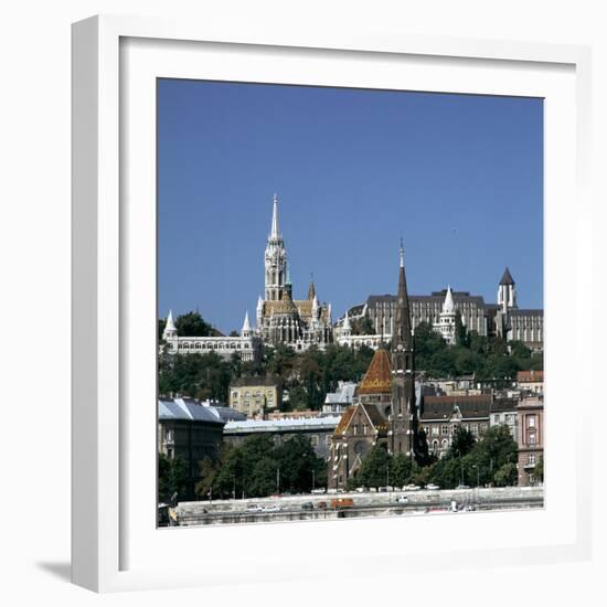 Matthias Church, Hilton Hotel, Budapest, Hungary-Peter Thompson-Framed Photographic Print