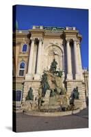 Matthias Fountain, Buda Castle, UNESCO World Heritage Site, Budapest, Hungary, Europe-Neil Farrin-Stretched Canvas