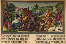 The Parable of the Prodigal Son, Section from the Mompelgarter Altarpiece-Matthias Gerung-Giclee Print