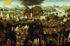 The Judgement of Paris and the Trojan War, 1540-Matthias Gerung-Giclee Print