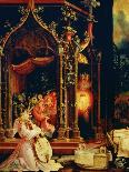 Isenheim Altar: Temptations of Saint Anthony, detail (Monster and Devil)-Matthias Gruenewald-Giclee Print