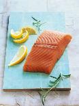 Wild Salmon Fillet with Lemon and Rosemary-Matthias Hoffmann-Framed Photographic Print