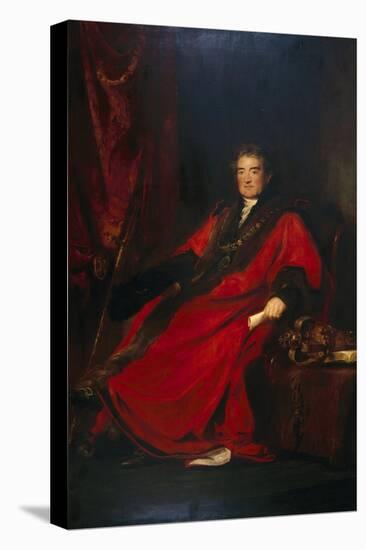 Matthias Prime Lucas, Lord Mayor 1827 and President of St. Batholomew's Hospital-David Wilkie-Stretched Canvas