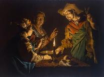 Esau and Jacob-Matthias Stomer-Giclee Print
