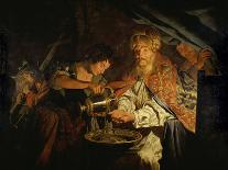 Esau and Jacob, 1640S-Matthias Stomer-Giclee Print