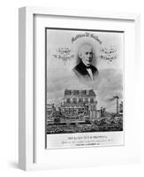 Matthias W. Baldwin, Inventor and Builder, Locomotive 'Old Ironsides'-P. F. Goist and Frederick Gutekunst-Framed Giclee Print