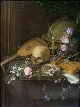 Vanitas Still Life with a Nautilus and a Lute-Matthys Naiveu-Mounted Giclee Print