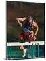 Mature Athlete Competing in Hurdles Race, Atlanta, Georgia, USA-Paul Sutton-Mounted Premium Photographic Print