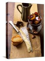 Mature Brie Cheese with Pickled Beetroot & Pecan Nuts-Jan-peter Westermann-Stretched Canvas