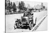 Mature Couple in a Car, Ca. 1910-null-Stretched Canvas