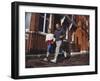 Mature Couple Out on a Fitness Run-Chris Cole-Framed Photographic Print