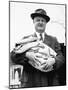 Mature Man Holds a Baby, Ca. 1950-null-Mounted Photographic Print