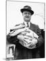 Mature Man Holds a Baby, Ca. 1950-null-Mounted Photographic Print