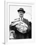 Mature Man Holds a Baby, Ca. 1950-null-Framed Photographic Print