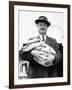 Mature Man Holds a Baby, Ca. 1950-null-Framed Photographic Print