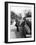 Mature Man Open His Car Door, Ca. 1940-null-Framed Photographic Print