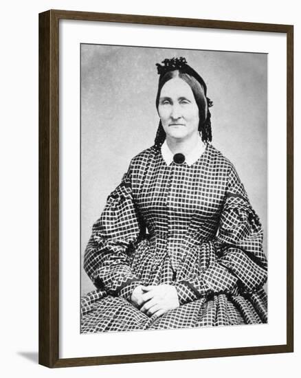 Mature Woman Tintype Portrait, Ca. 1865-null-Framed Photographic Print