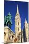 Matyas Church (Matthias Church) at Fisherman's Bastion, Budapest, Hungary, Europe-Neil Farrin-Mounted Photographic Print