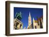 Matyas Church (Matthias Church) at Fisherman's Bastion, Budapest, Hungary, Europe-Neil Farrin-Framed Photographic Print