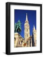 Matyas Church (Matthias Church) at Fisherman's Bastion, Budapest, Hungary, Europe-Neil Farrin-Framed Photographic Print