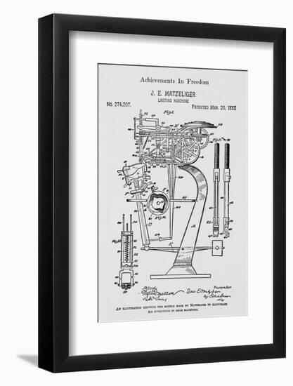 Matzeliger's Lasting Machine-Schomburg Center-Framed Photographic Print