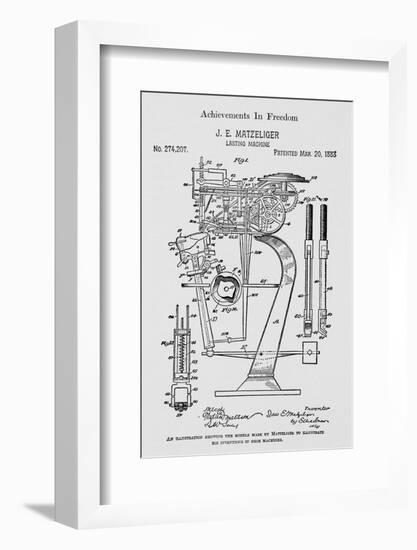 Matzeliger's Lasting Machine-Schomburg Center-Framed Photographic Print