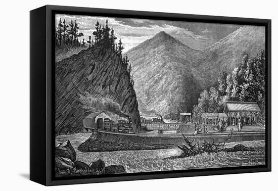 Mauch Chunk Pa-null-Framed Stretched Canvas