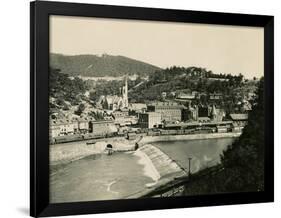 Mauch Chunk, Pennsylvania (Now named Jim Thorpe PA), in the Lehigh Valley, 1890s-null-Framed Giclee Print