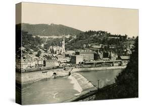 Mauch Chunk, Pennsylvania (Now named Jim Thorpe PA), in the Lehigh Valley, 1890s-null-Stretched Canvas