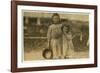 Maud and Grade Daly-Lewis Wickes Hine-Framed Photographic Print