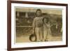 Maud and Grade Daly-Lewis Wickes Hine-Framed Photographic Print