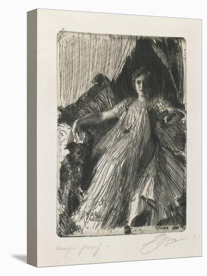 Maud Cassel (Mrs. Ashley), 1898-Anders Leonard Zorn-Stretched Canvas