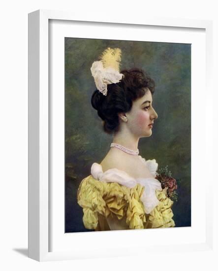 Maud Hoffman, Actress, 1899-1900-W&d Downey-Framed Giclee Print