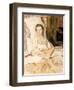 Maud Sewing, 1883-Childe Hassam-Framed Giclee Print