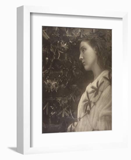 Maud-Julia Margaret Cameron-Framed Premium Giclee Print