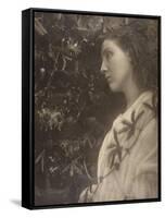 Maud-Julia Margaret Cameron-Framed Stretched Canvas