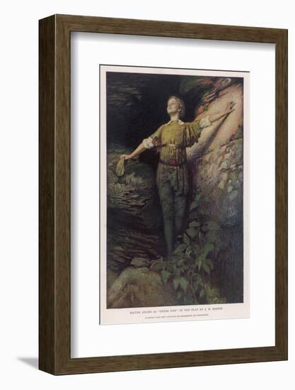 Maude Adams Actress as Peter Pan in Jm Barrie's Play-Sigismond De Ivanowski-Framed Photographic Print