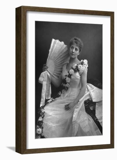 Maude Millett, Actress, 1890-W&d Downey-Framed Photographic Print