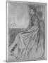 'Maude, Seated', 1873-James Abbott McNeill Whistler-Mounted Giclee Print